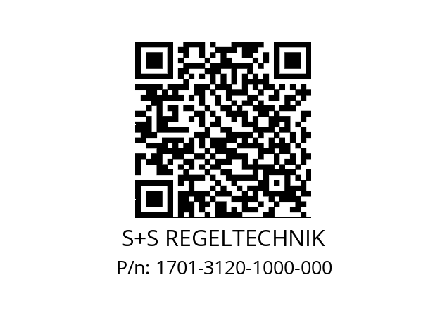   S+S REGELTECHNIK 1701-3120-1000-000