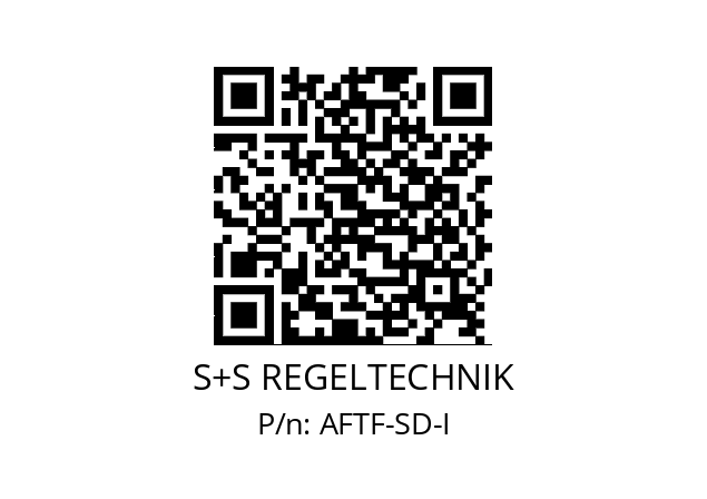   S+S REGELTECHNIK AFTF-SD-I