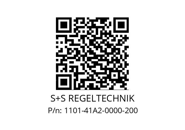   S+S REGELTECHNIK 1101-41A2-0000-200