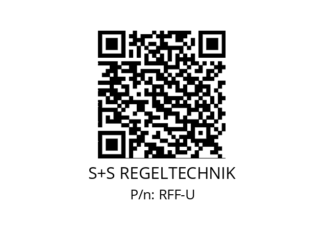   S+S REGELTECHNIK RFF-U