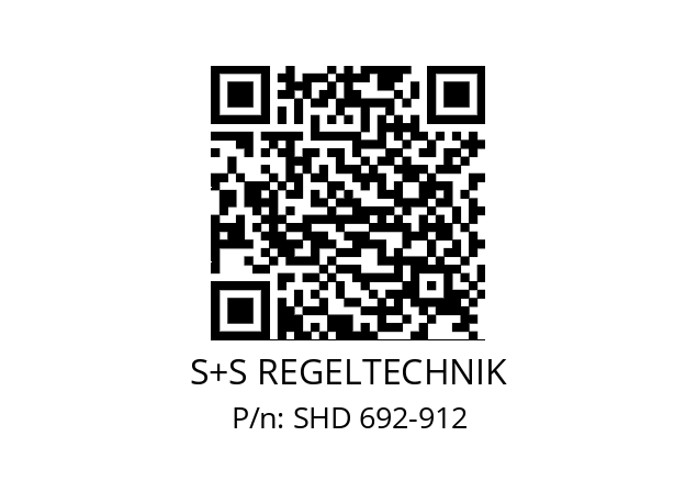   S+S REGELTECHNIK SHD 692-912