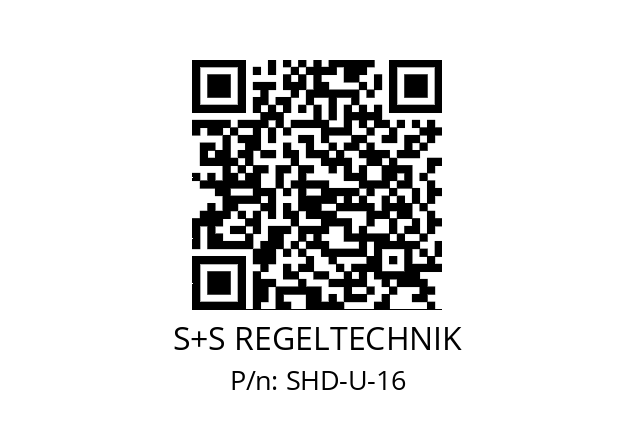   S+S REGELTECHNIK SHD-U-16