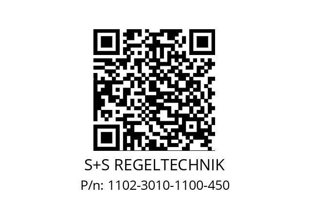   S+S REGELTECHNIK 1102-3010-1100-450