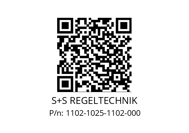   S+S REGELTECHNIK 1102-1025-1102-000