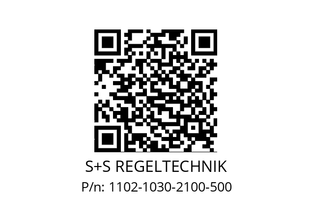   S+S REGELTECHNIK 1102-1030-2100-500