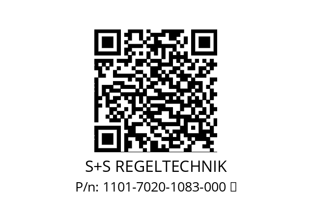   S+S REGELTECHNIK 1101-7020-1083-000 	