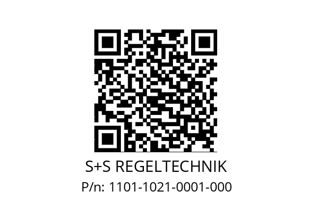   S+S REGELTECHNIK 1101-1021-0001-000