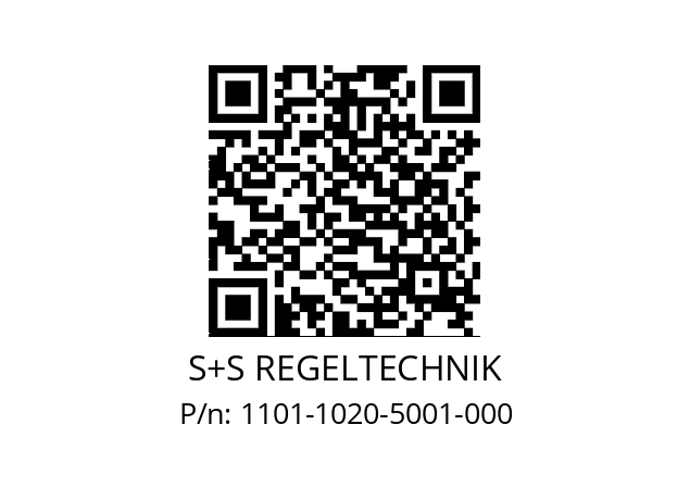   S+S REGELTECHNIK 1101-1020-5001-000