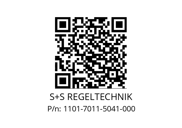   S+S REGELTECHNIK 1101-7011-5041-000