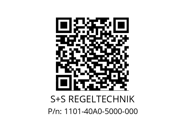   S+S REGELTECHNIK 1101-40A0-5000-000