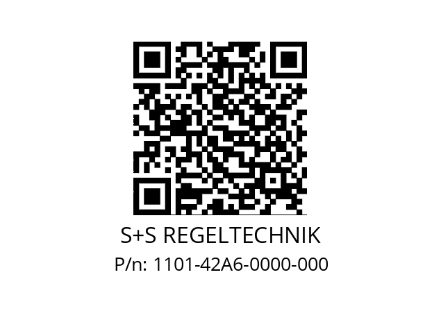   S+S REGELTECHNIK 1101-42A6-0000-000