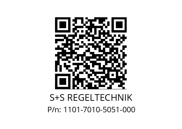   S+S REGELTECHNIK 1101-7010-5051-000