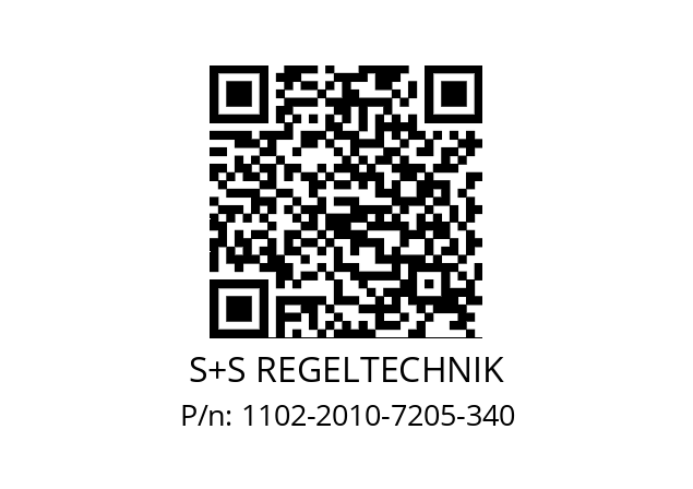   S+S REGELTECHNIK 1102-2010-7205-340