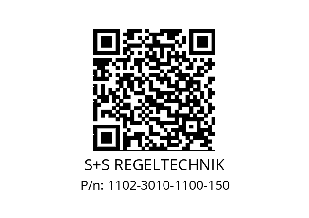   S+S REGELTECHNIK 1102-3010-1100-150