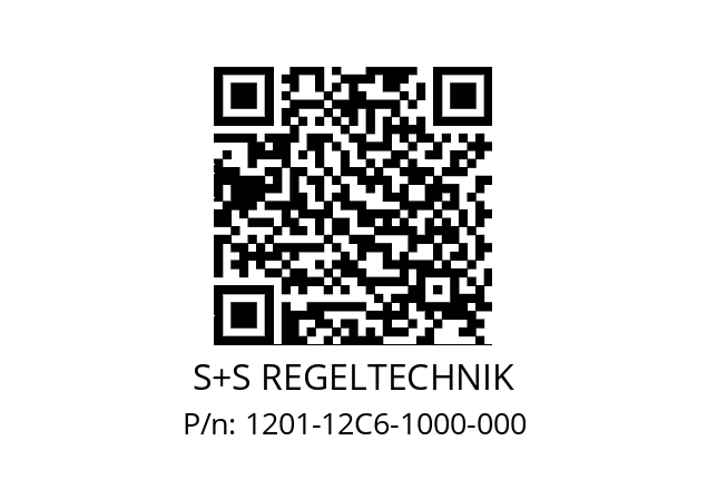   S+S REGELTECHNIK 1201-12C6-1000-000