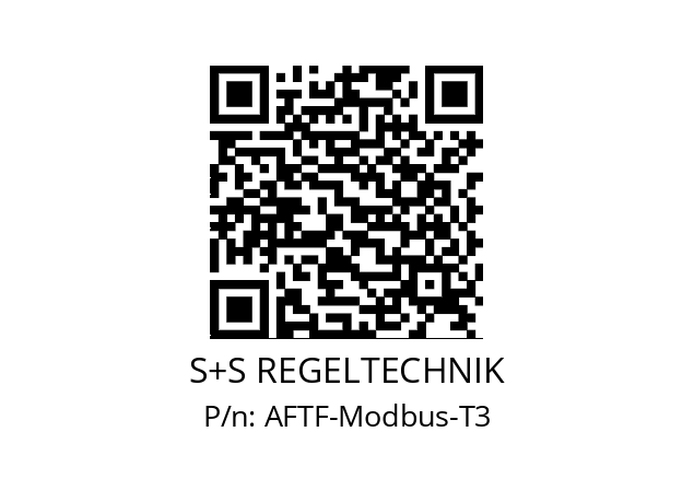   S+S REGELTECHNIK AFTF-Modbus-T3