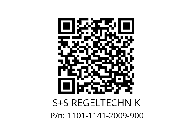   S+S REGELTECHNIK 1101-1141-2009-900