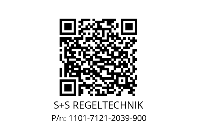   S+S REGELTECHNIK 1101-7121-2039-900