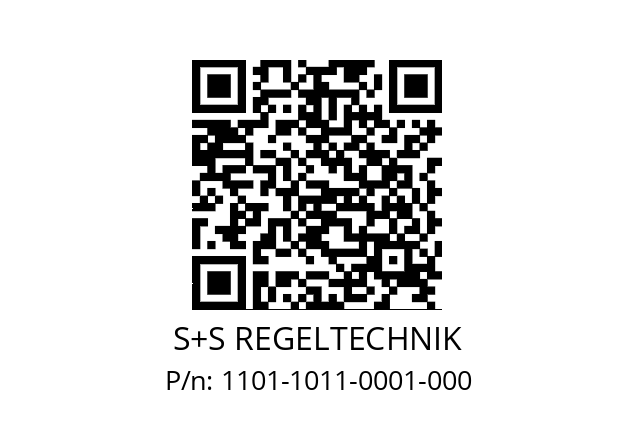   S+S REGELTECHNIK 1101-1011-0001-000