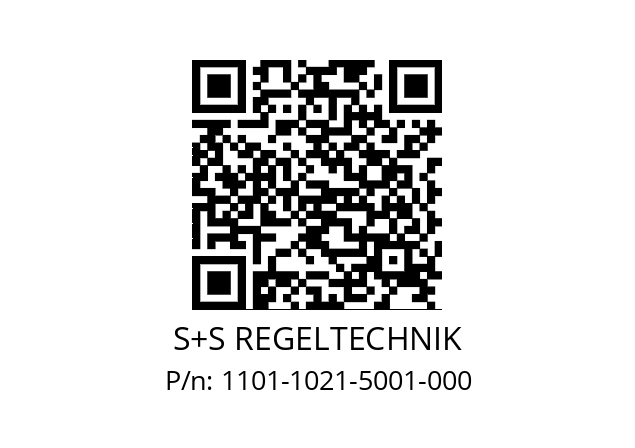   S+S REGELTECHNIK 1101-1021-5001-000