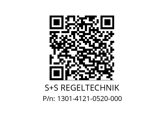   S+S REGELTECHNIK 1301-4121-0520-000