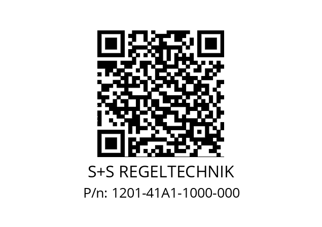   S+S REGELTECHNIK 1201-41A1-1000-000