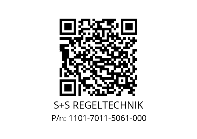   S+S REGELTECHNIK 1101-7011-5061-000