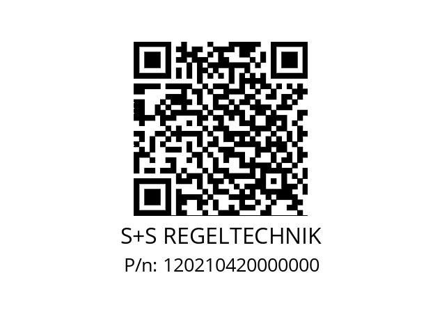   S+S REGELTECHNIK 120210420000000