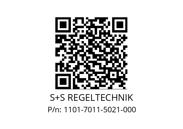   S+S REGELTECHNIK 1101-7011-5021-000