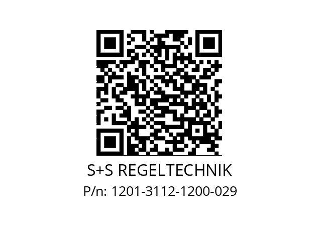   S+S REGELTECHNIK 1201-3112-1200-029