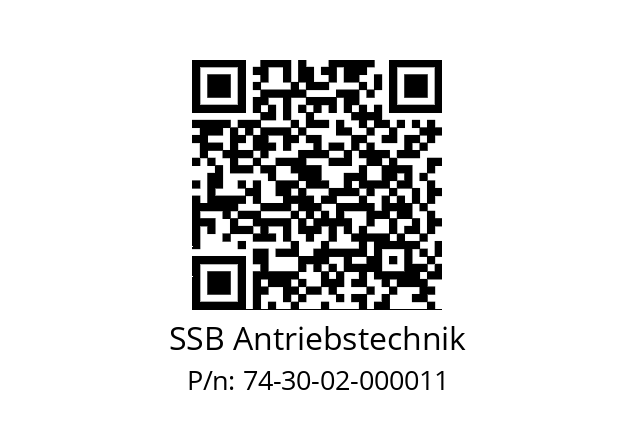   SSB Antriebstechnik 74-30-02-000011