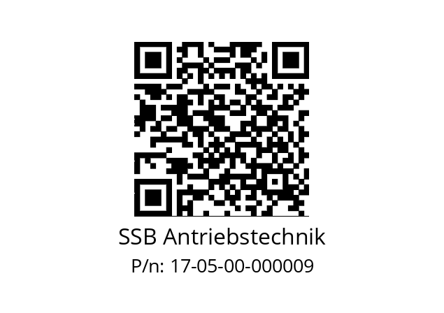   SSB Antriebstechnik 17-05-00-000009