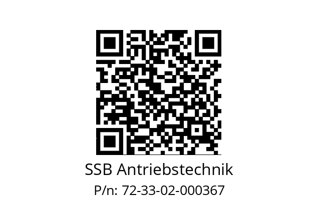   SSB Antriebstechnik 72-33-02-000367