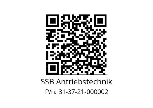   SSB Antriebstechnik 31-37-21-000002