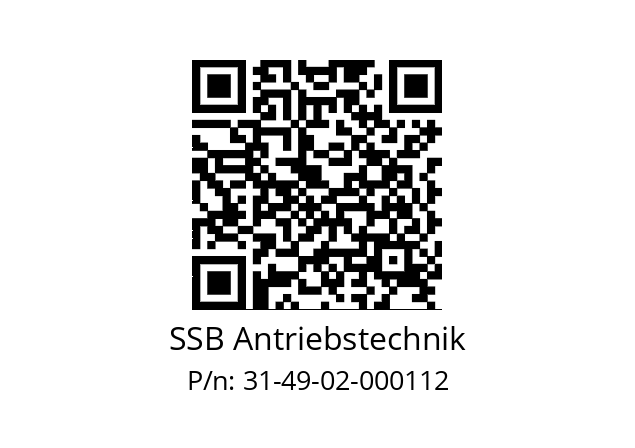   SSB Antriebstechnik 31-49-02-000112