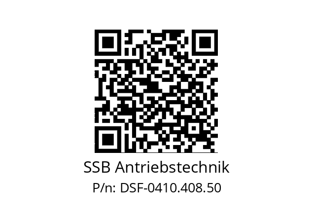   SSB Antriebstechnik DSF-0410.408.50