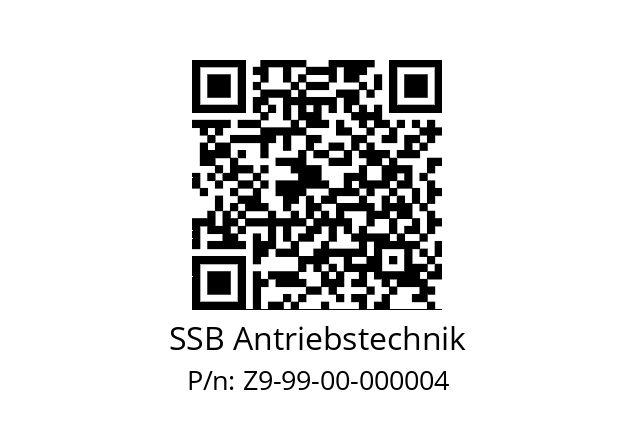   SSB Antriebstechnik Z9-99-00-000004