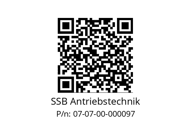   SSB Antriebstechnik 07-07-00-000097