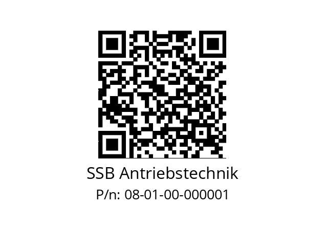   SSB Antriebstechnik 08-01-00-000001