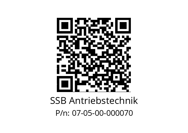   SSB Antriebstechnik 07-05-00-000070