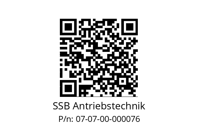   SSB Antriebstechnik 07-07-00-000076