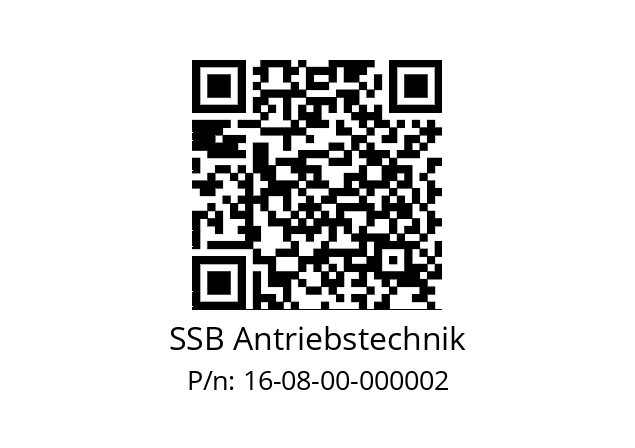   SSB Antriebstechnik 16-08-00-000002