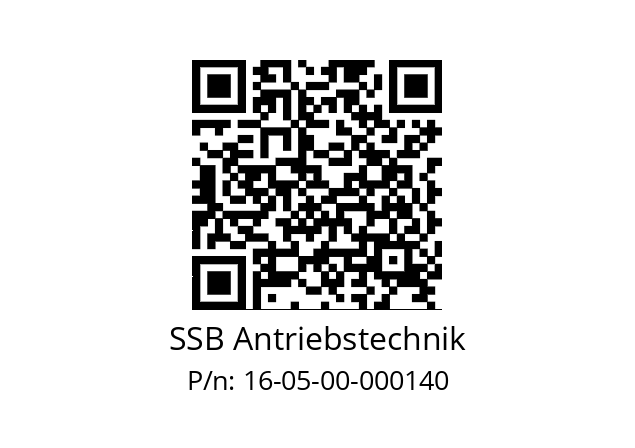   SSB Antriebstechnik 16-05-00-000140