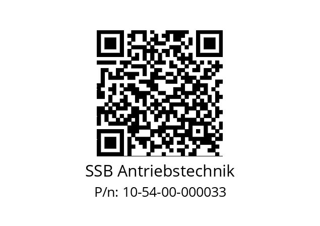   SSB Antriebstechnik 10-54-00-000033