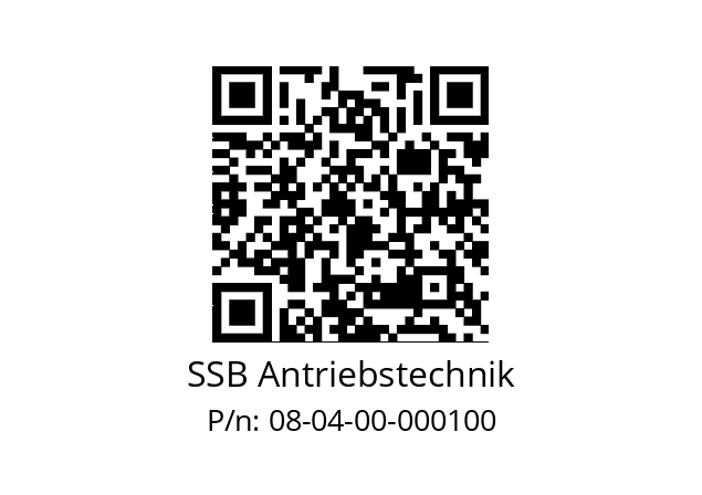   SSB Antriebstechnik 08-04-00-000100