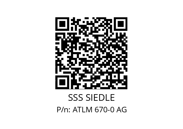  4056138000241 SSS SIEDLE ATLM 670-0 AG