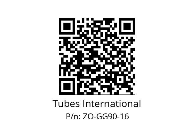   Tubes International ZO-GG90-16