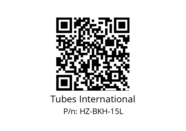   Tubes International HZ-BKH-15L