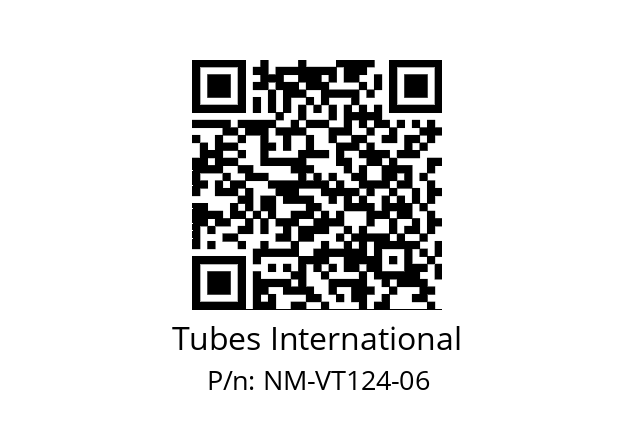   Tubes International NM-VT124-06