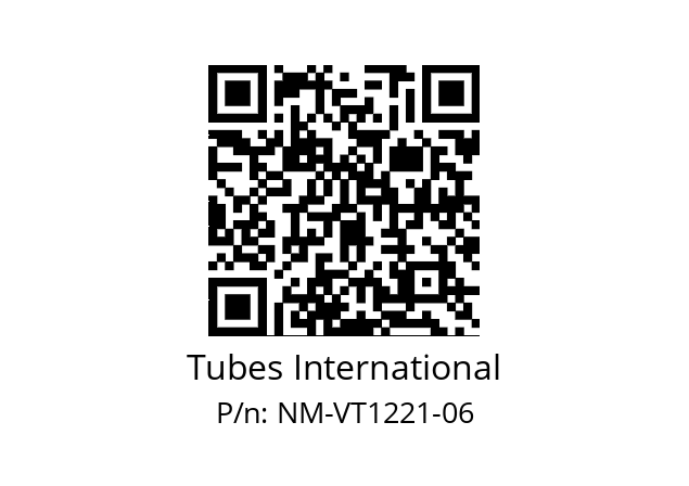   Tubes International NM-VT1221-06